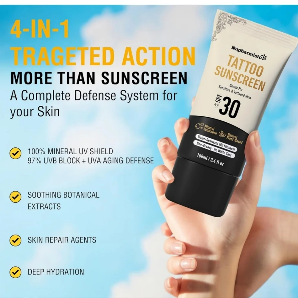 Tattoo Suncreen Lotion